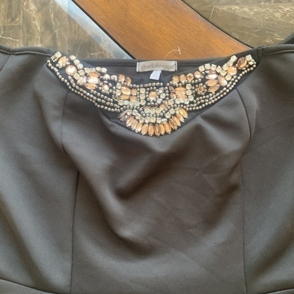 Peplum Rhinestone Top - Picture 2 of 4